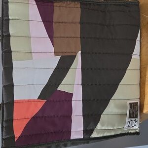 Stylish Green Quilted Women's Bag With Accessory Bag (2 Pc.)